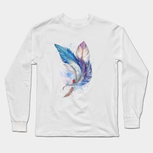 Bird Feathers Long Sleeve T-Shirt